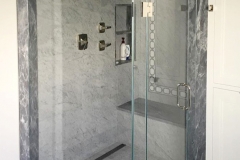 Corner Stall - Full Height Glass Panels