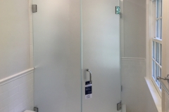 Etched glass shower, Fairfield CT
