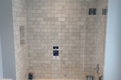 Splash Guard Panel on Tub
