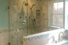 Steam Shower with Operable Transom