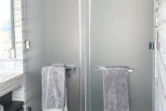Single Acid Etch Glass Door His-Hers