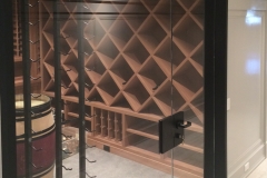 Custom Glass Wine Cellar