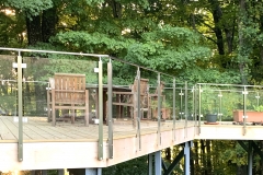 glass patio railing